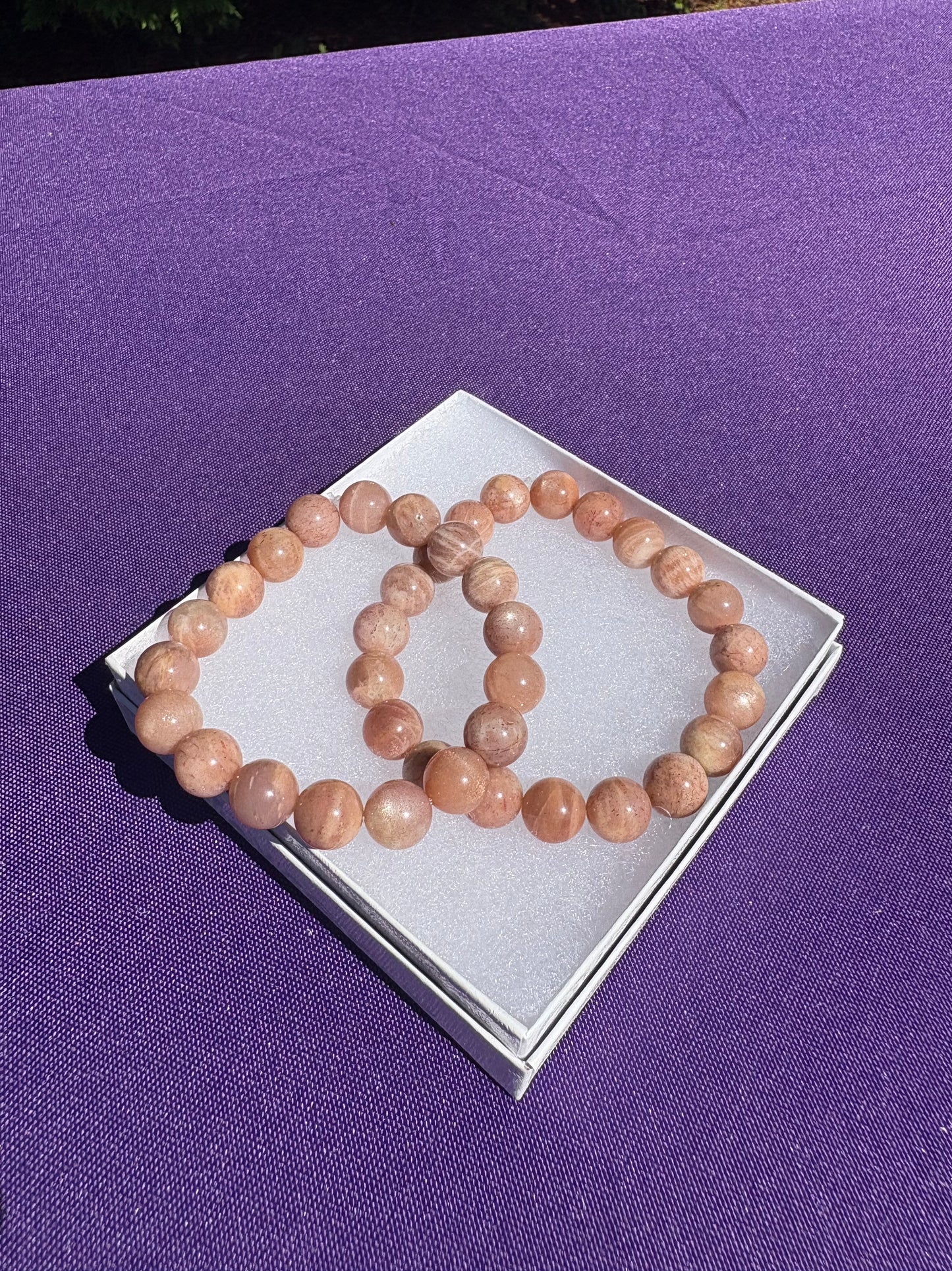 Peach Moonstone Bracelets