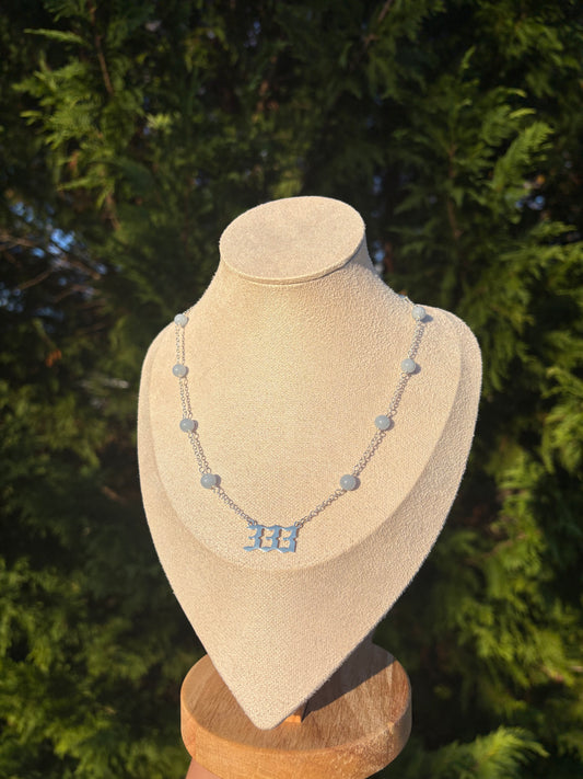 333 Angelite necklace