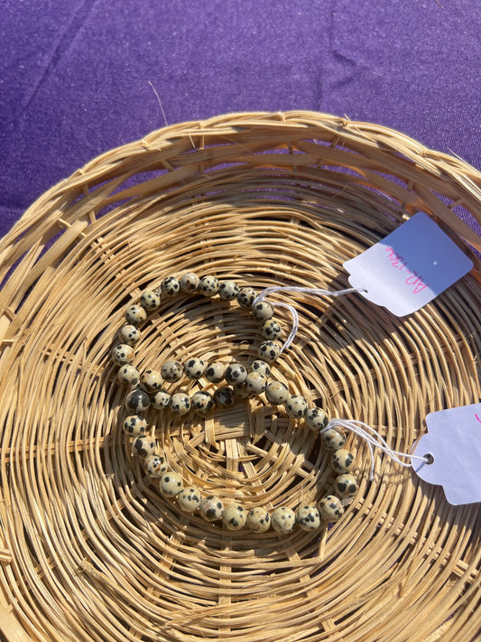 Dalmatian Jasper bracelets