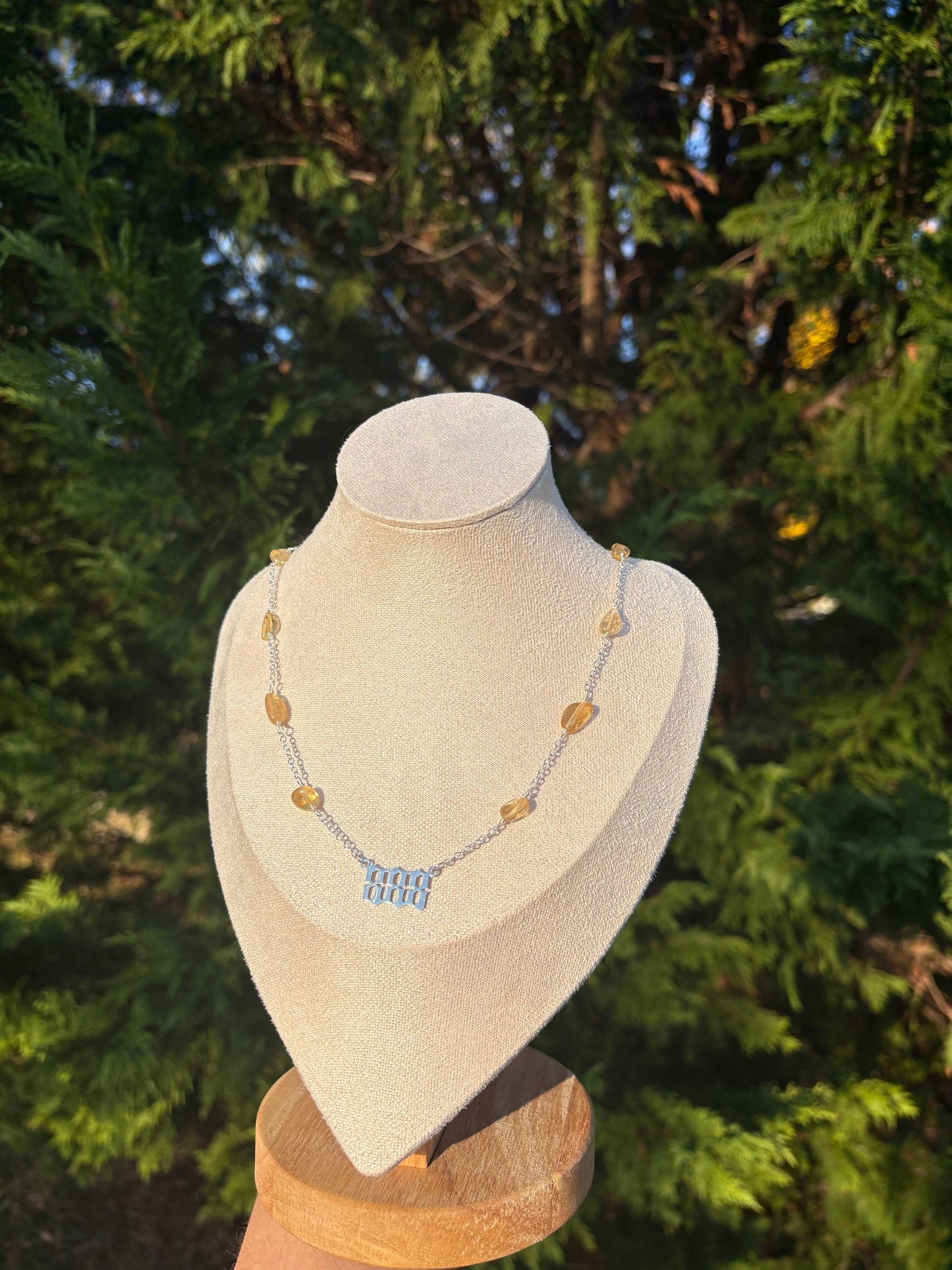 888 Citrine necklace
