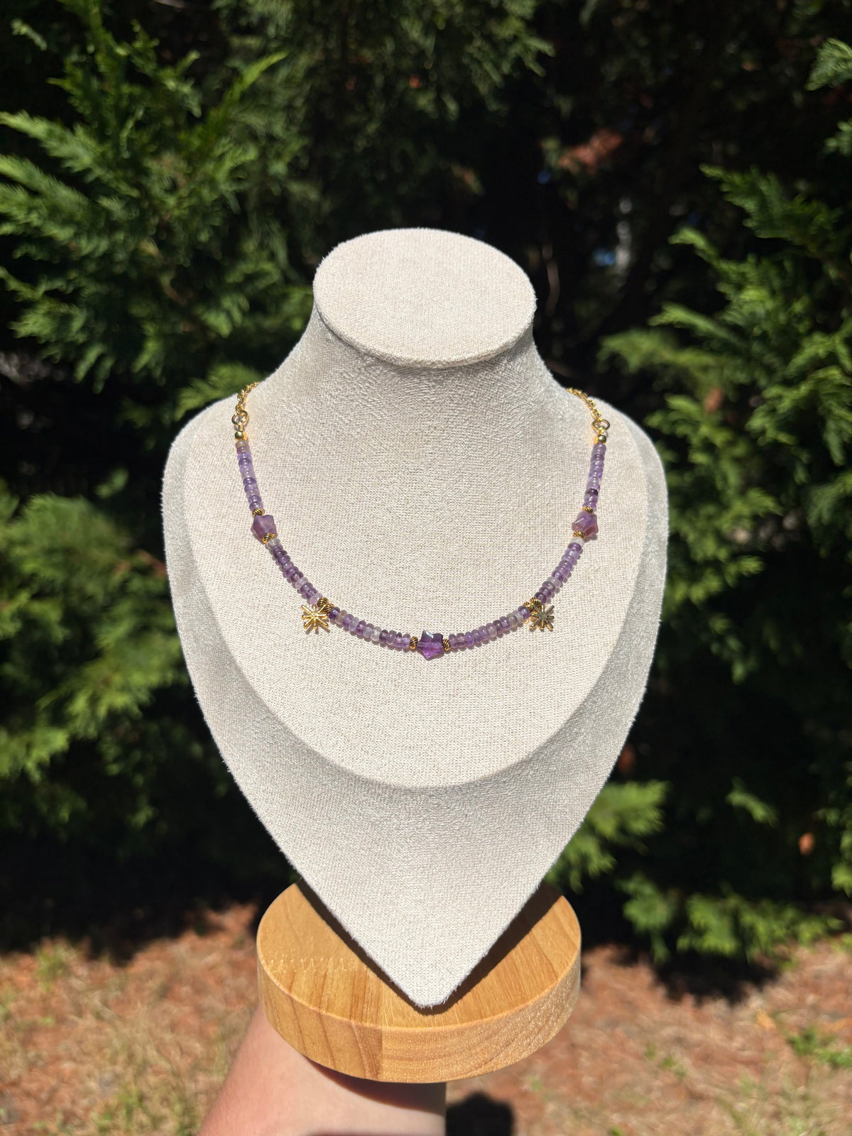 Amethyst Starburst necklace