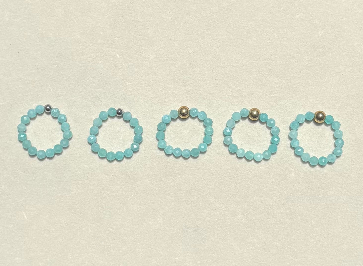 Gemstone Beaded Rings