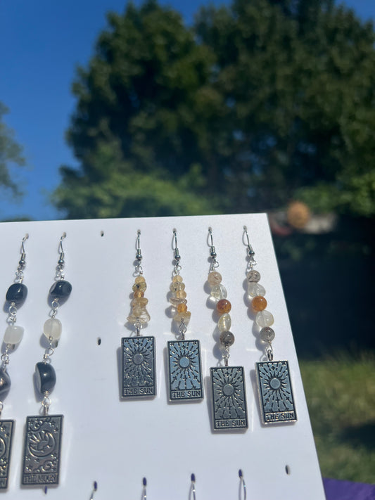 The Sun Tarot Earrings