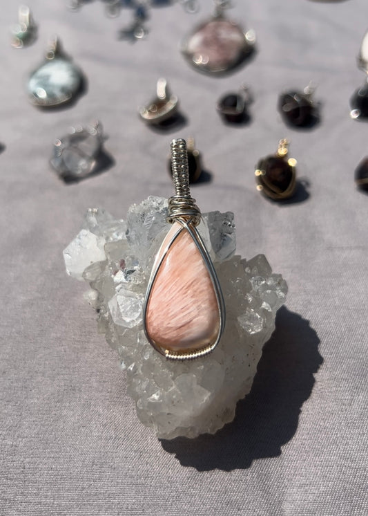 Scolecite Pendant