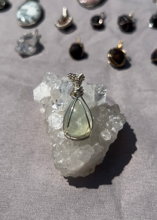Prehnite Pendant