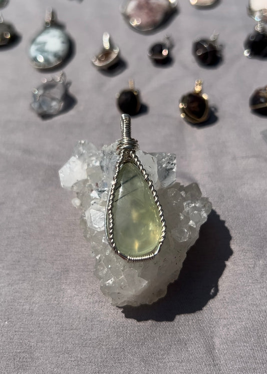Prehnite Pendant