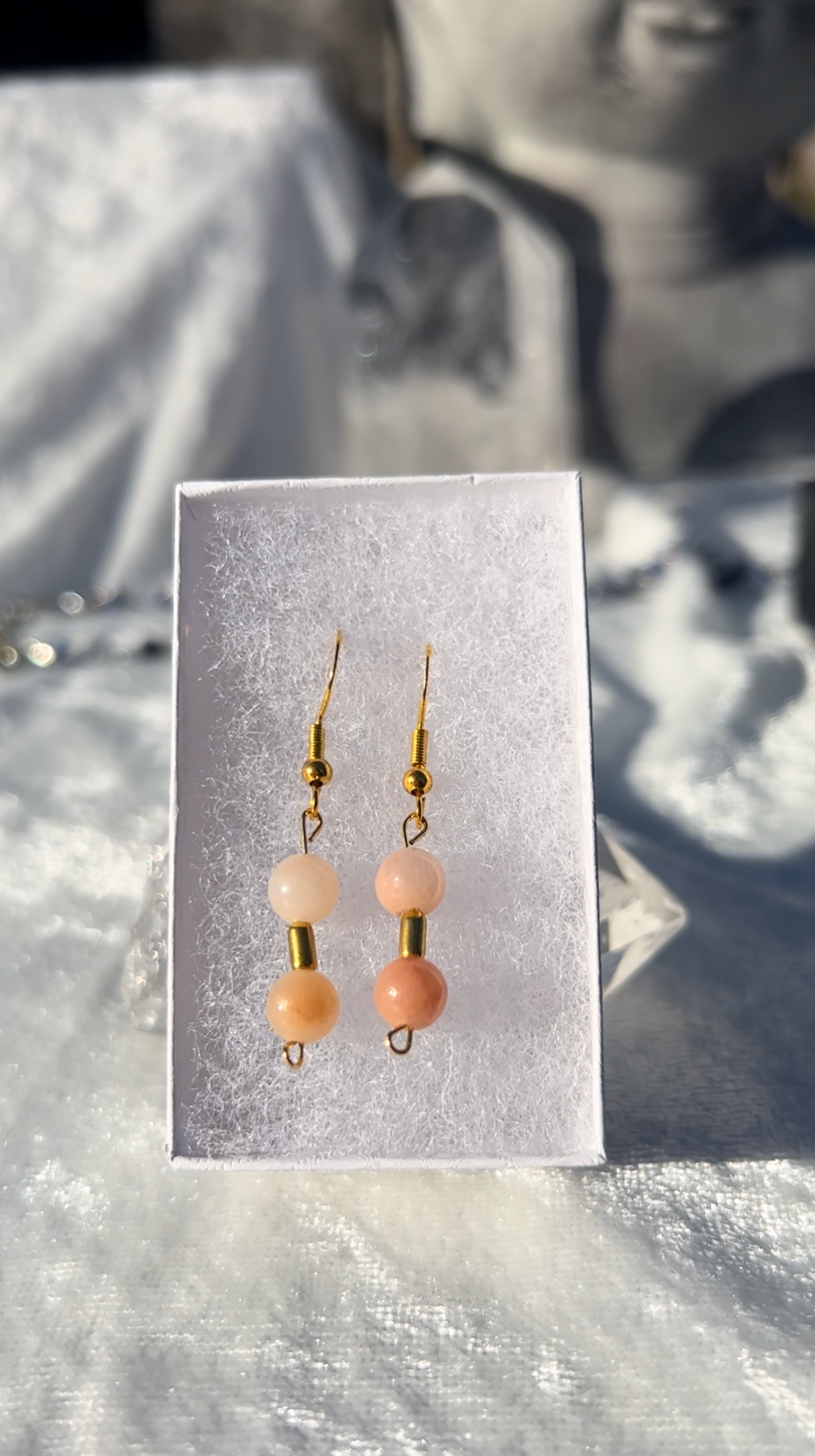 Rose Aventurine Earrings