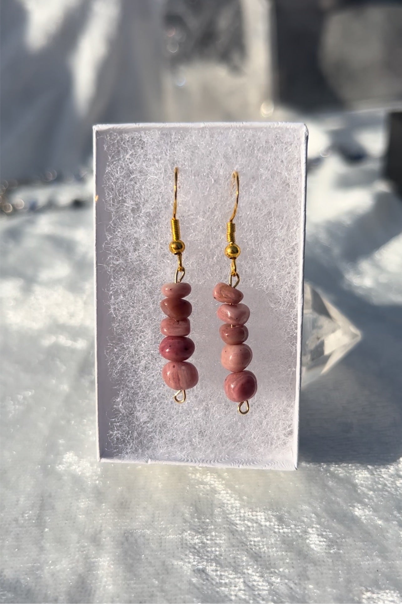 Rhodonite Earrings