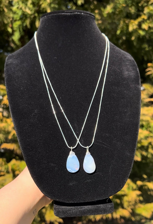 Blue Lace Agate Necklaces