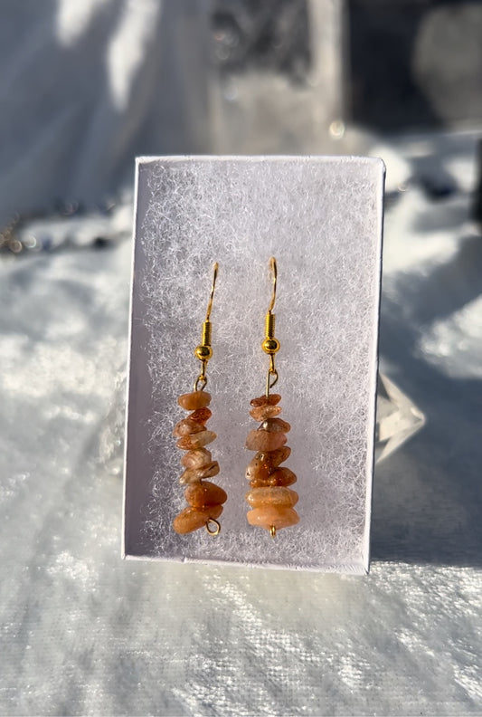 Sunstone Earrings