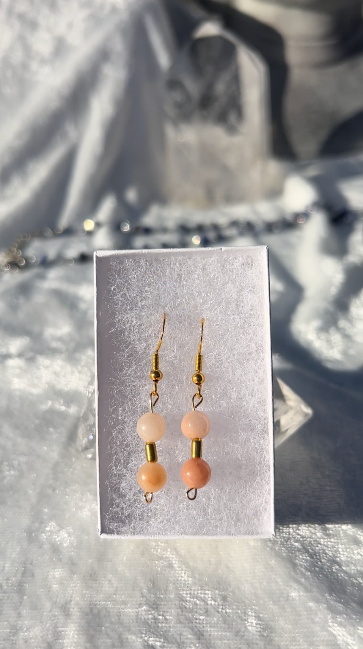 Rose Aventurine Earrings