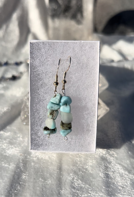 Larimar Earrings