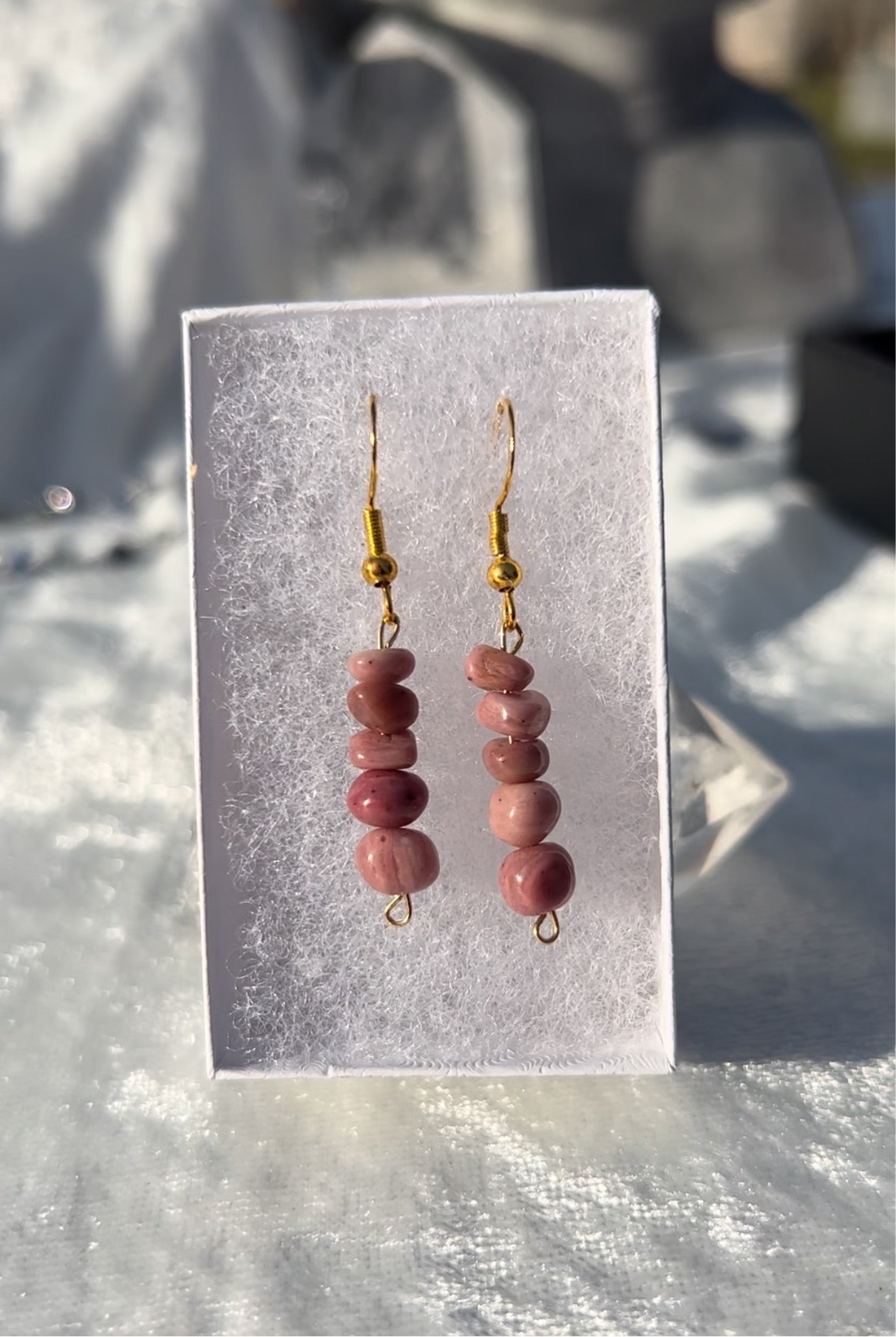 Rhodonite Earrings