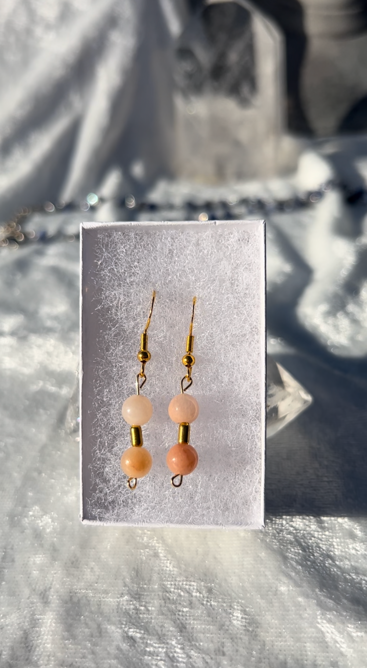 Rose Aventurine Earrings