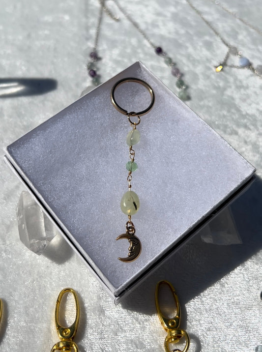 Prehnite Keychain